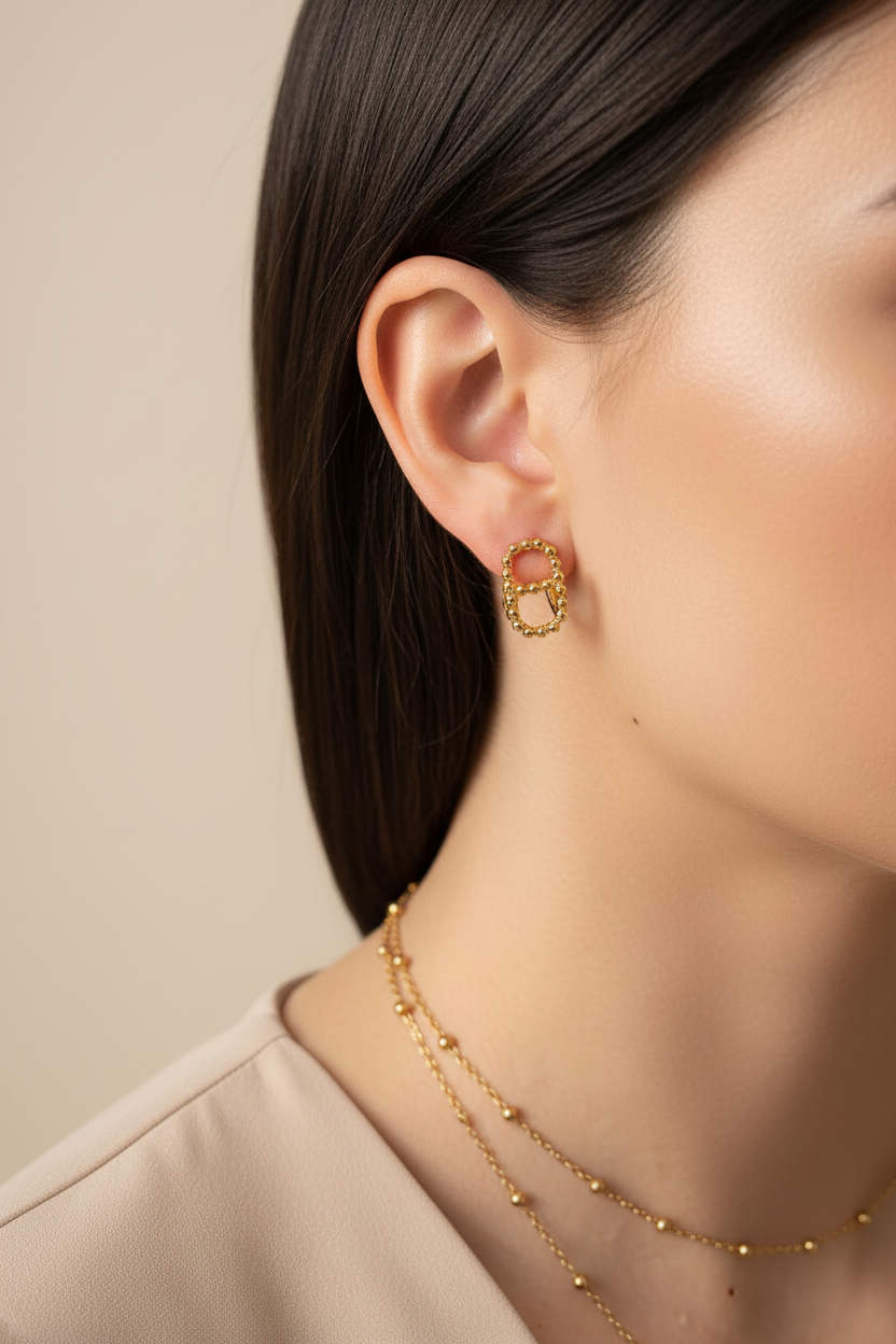 ⚓️Boucle d’oreille Maille Marine ⚓️