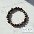 Bracelet Pierre de laver/ Œil de tigre