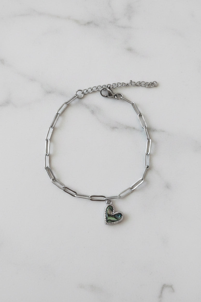 💚Bracelet avec cœur🩵