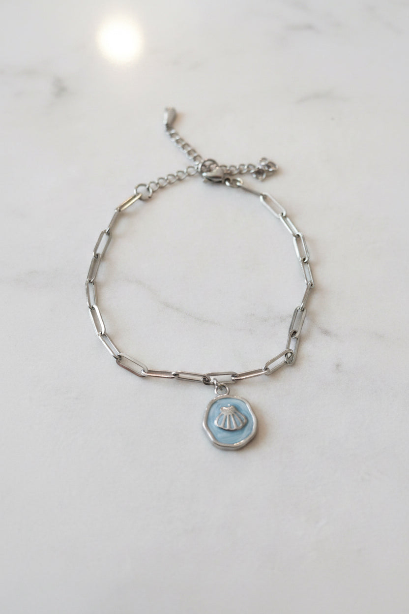 Bracelet argenté avec charmes aux choix