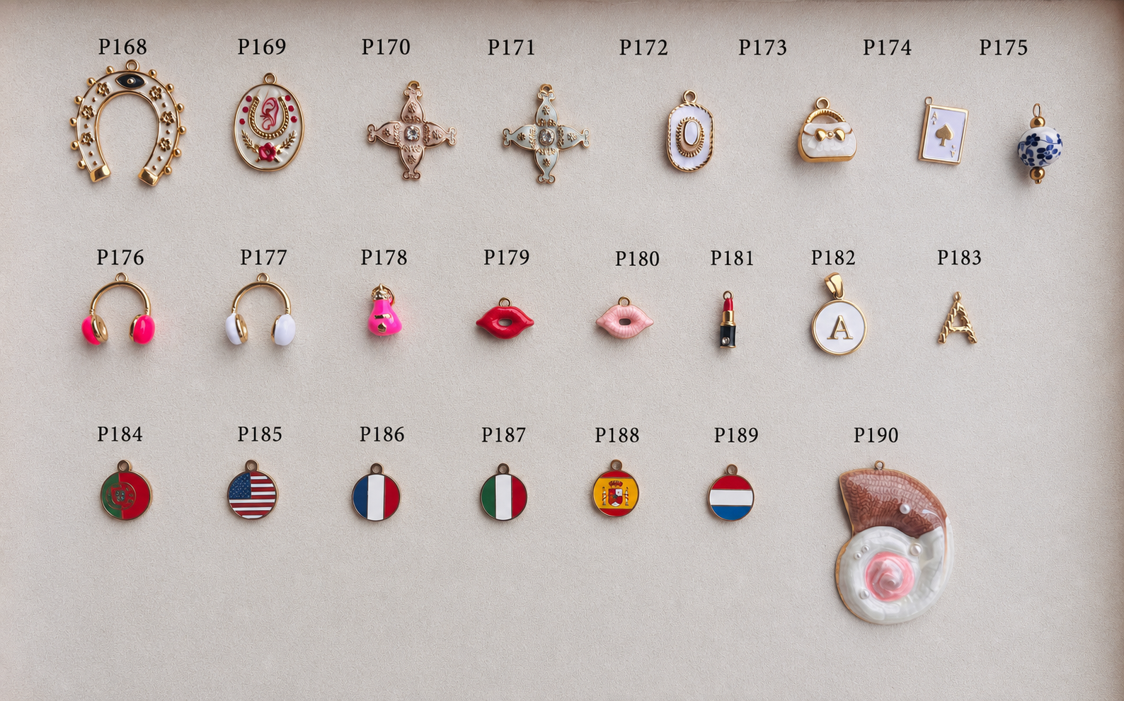 ✨Pendentifs Charms en Acier ✨