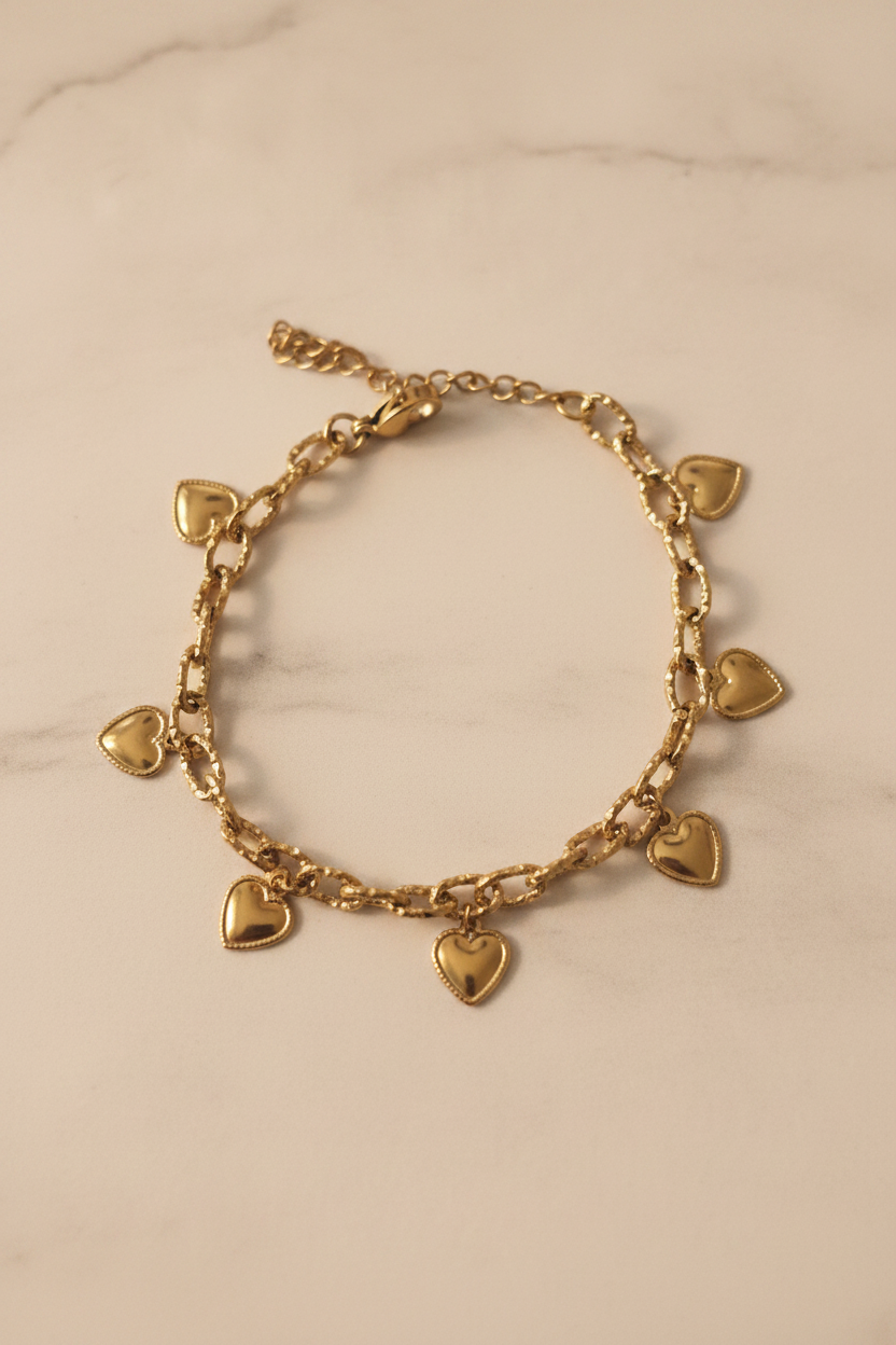 Bracelet mini cœurs