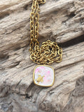 🐢 Collier tortue rose 🐢