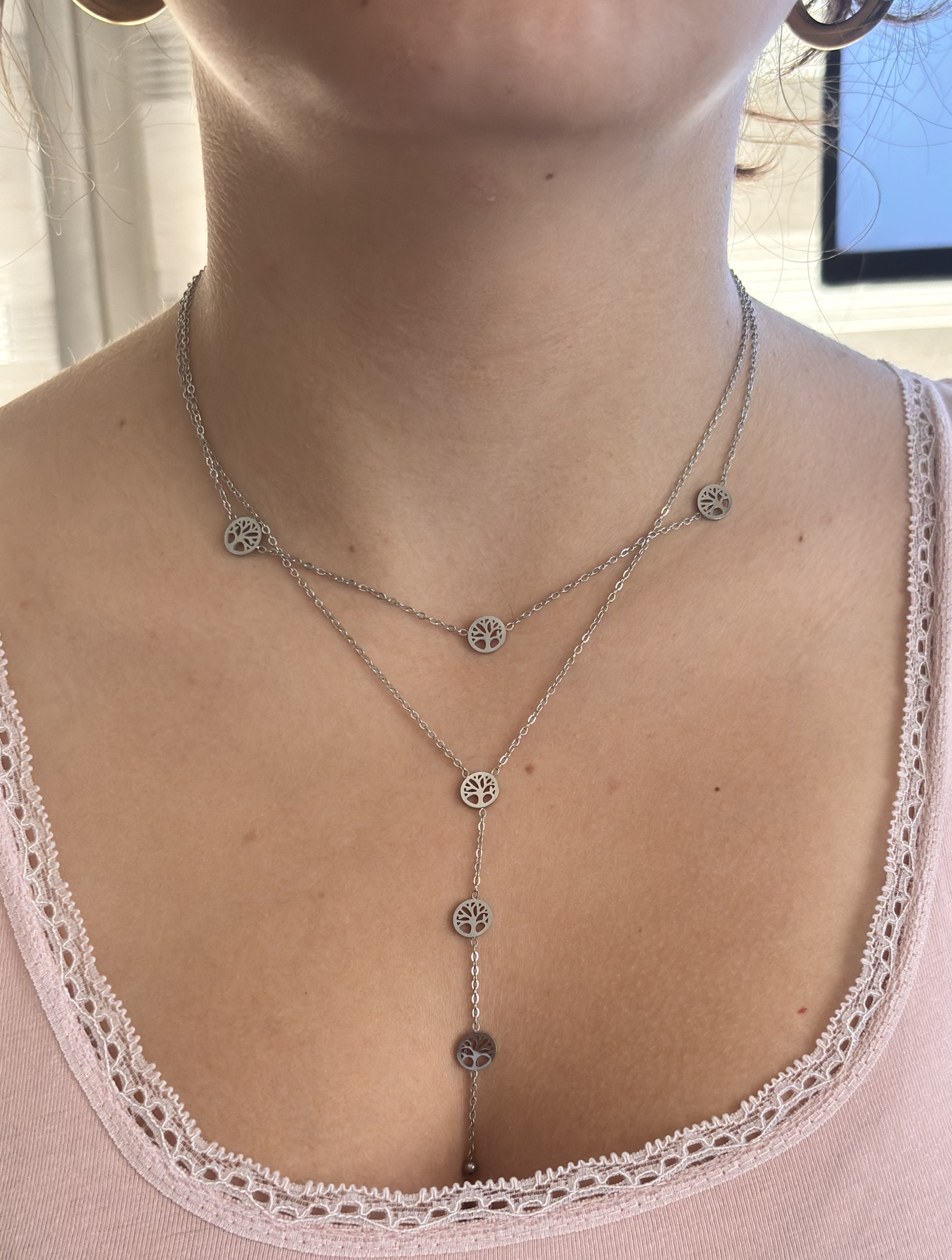 Collier Arbre de Vie en Acier Inoxydable – Élégance et Symbolique au Quotidien