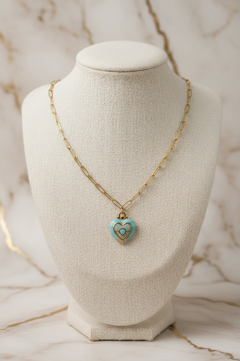 💕Collier avec cœur 💕