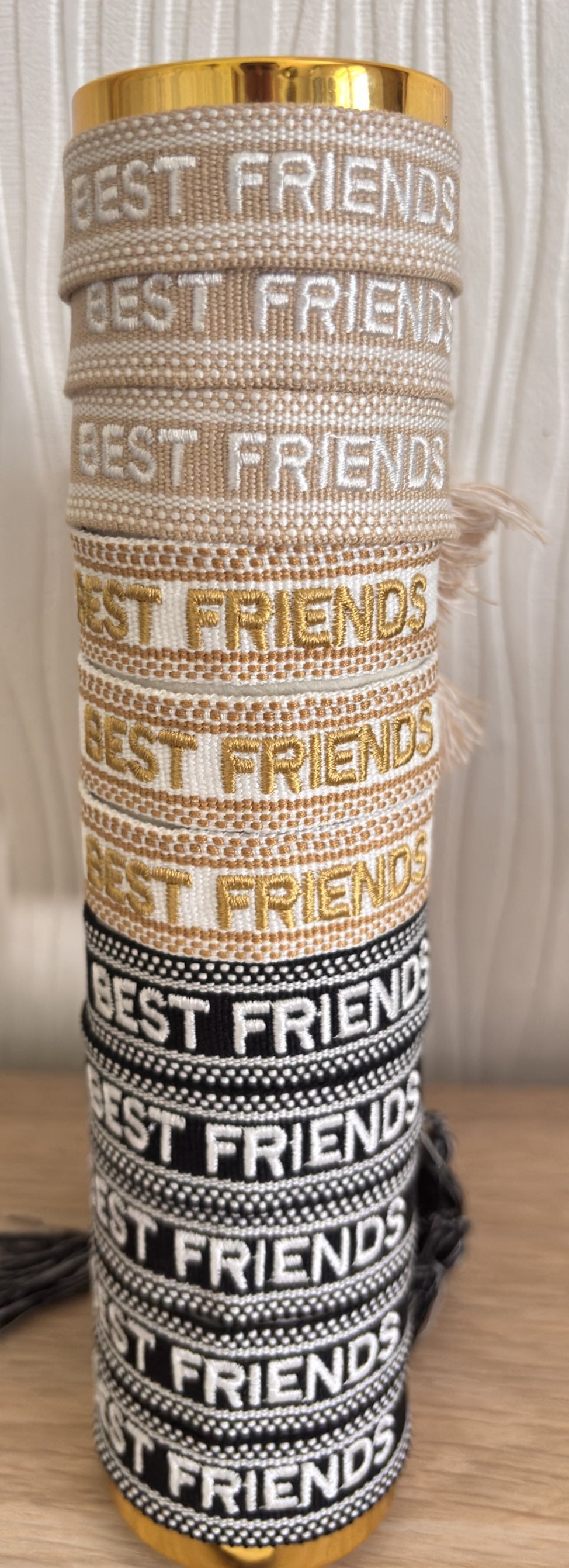 💖Bracelets Best Friends brodés.
