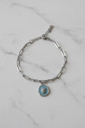 Bracelet argenté avec charmes aux choix