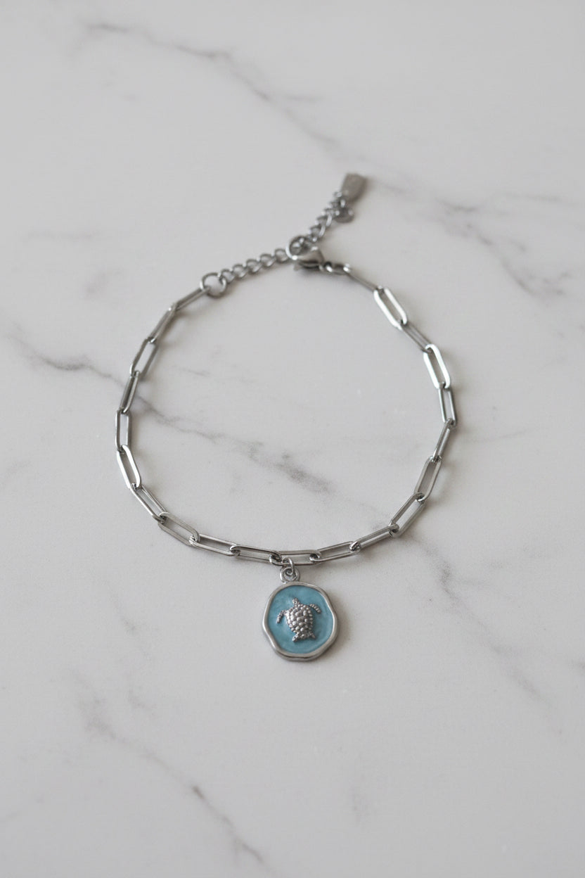 Bracelet argenté avec charmes aux choix