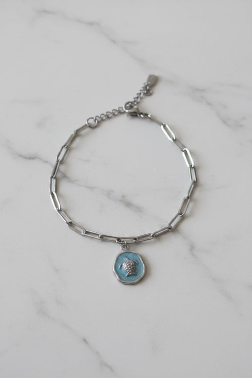 Bracelet argenté avec charmes aux choix