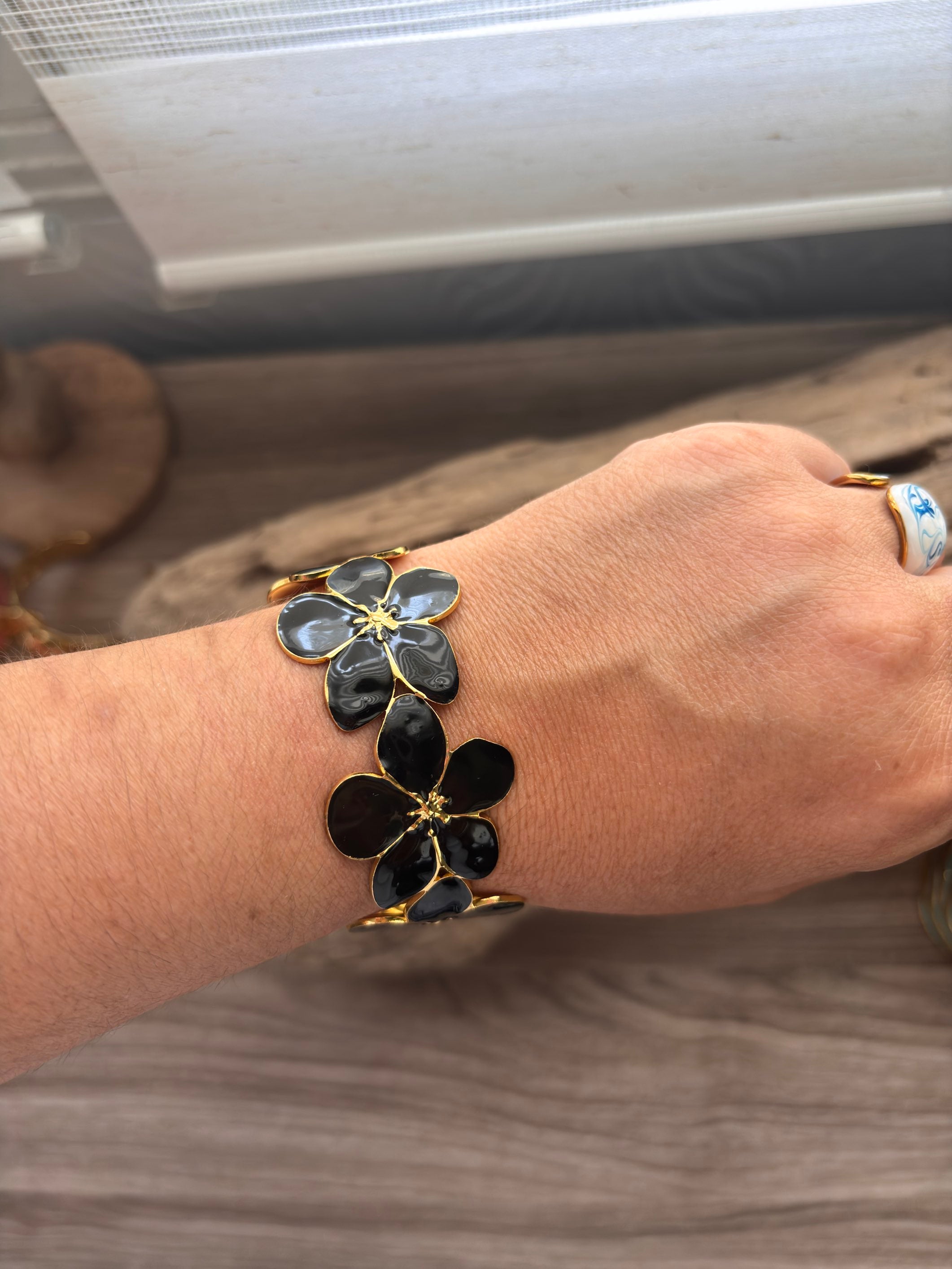 🌺Manchette floral 🌺