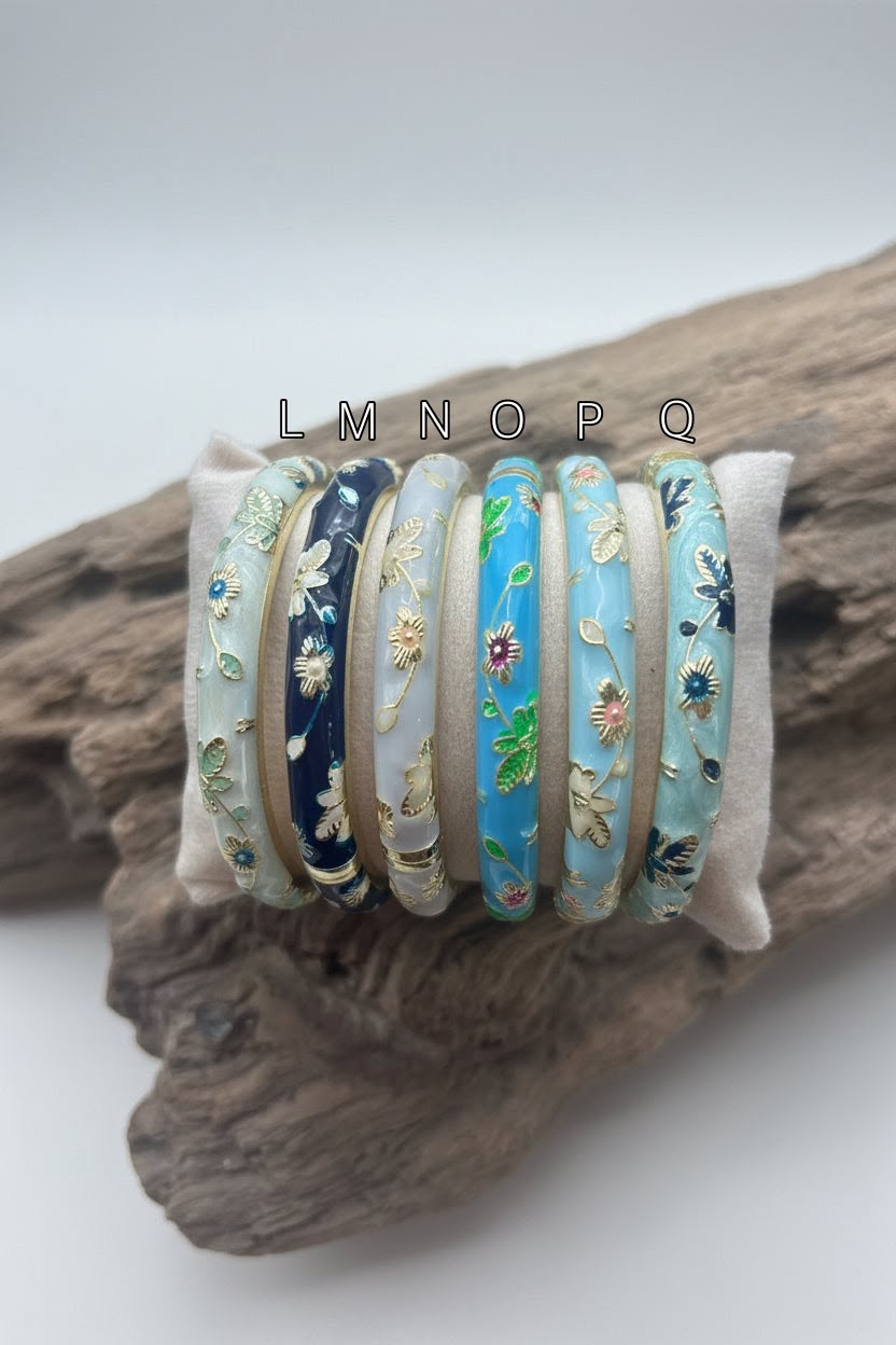 🌸 Joncs Thaïlandais Émaillés Fleuris 🌸