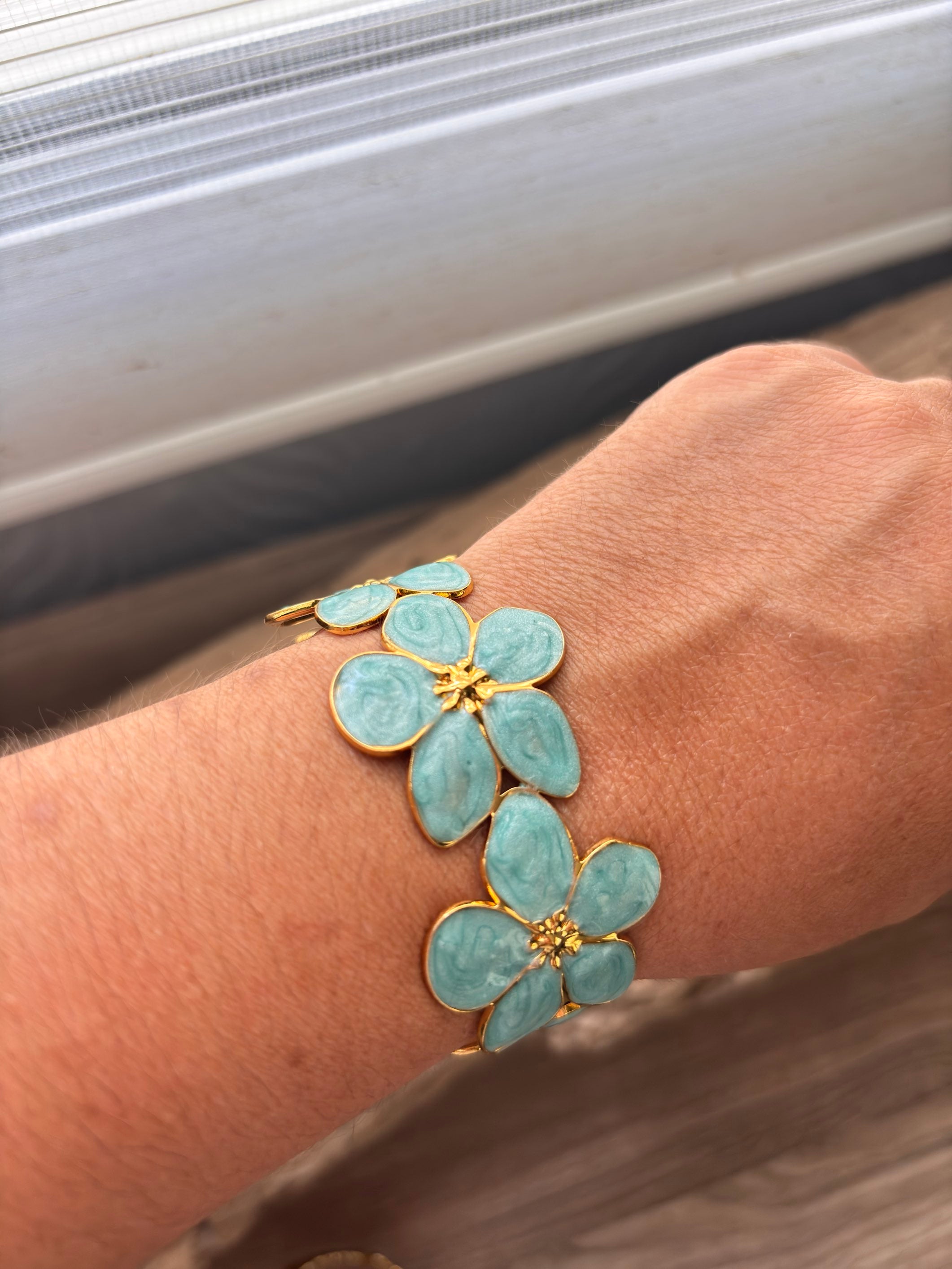 🌺Manchette floral 🌺