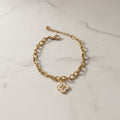 Bracelet trèfle nacré