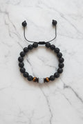 Bracelet Pierre de lave / Œil de tigre/Labradorite