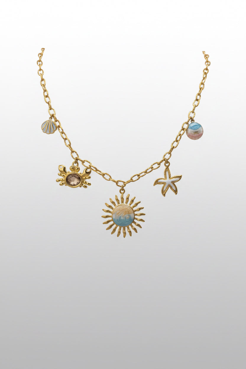 ☀️collier soleil d’été ☀️