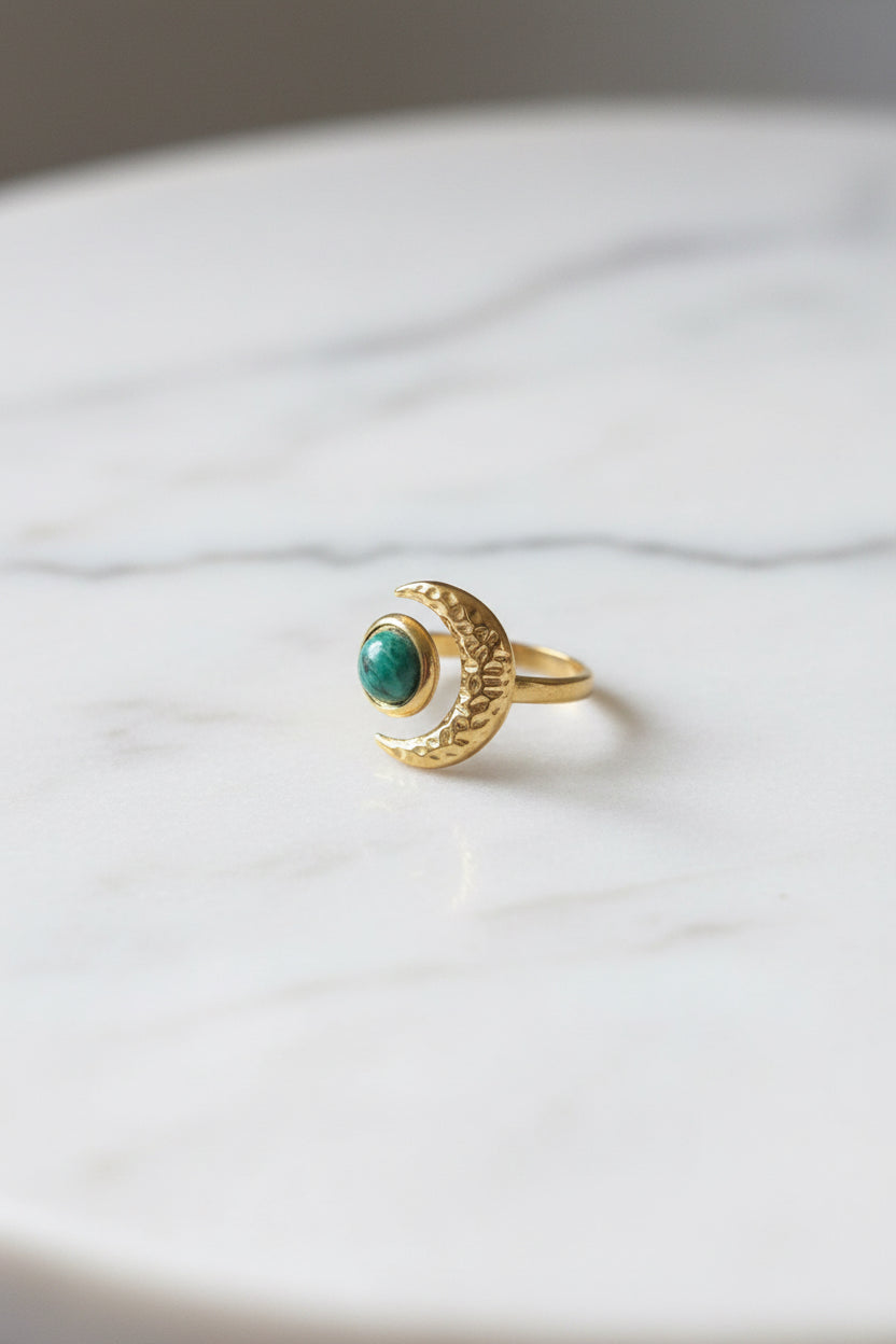✨ Bague pierre de Malachite ✨