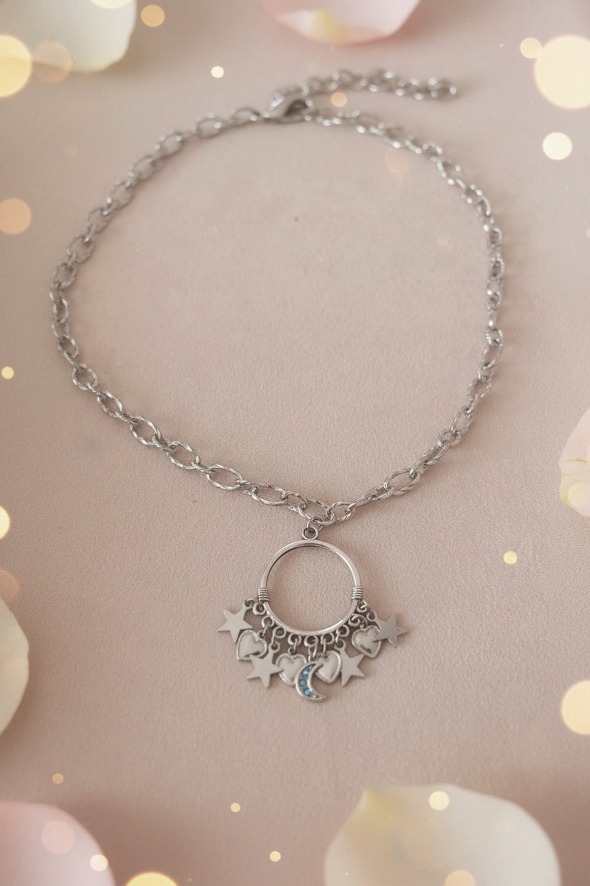 Collier multi charms
