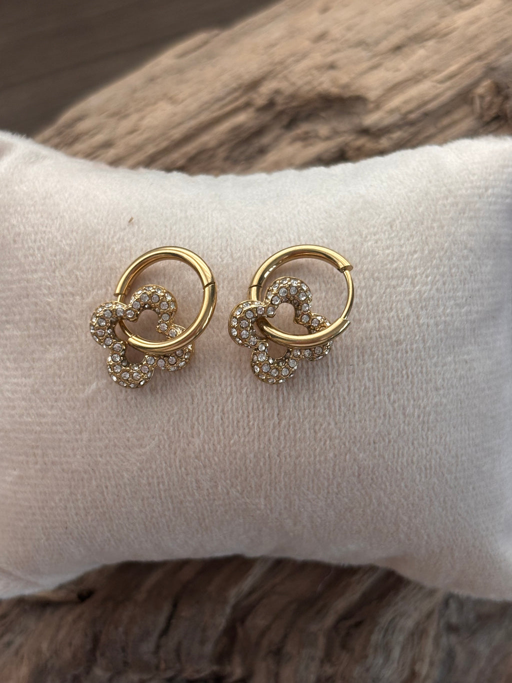 🍀 Boucle d’oreille strass🍀