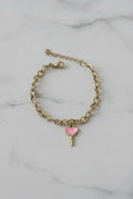 ✨Bracelet  clé /coeur✨