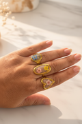 💐Bagues fleurs séchés 💐