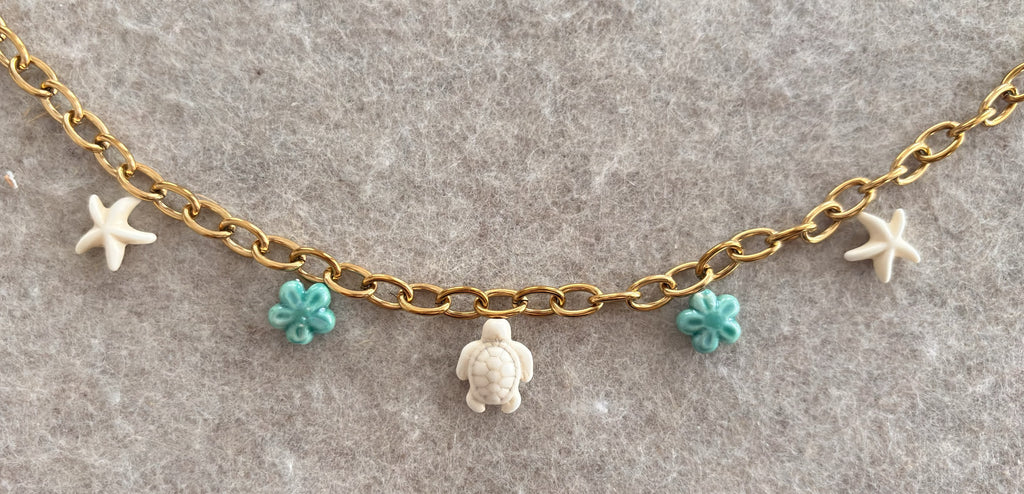 🐢 Collier en acier inoxydable 🐚