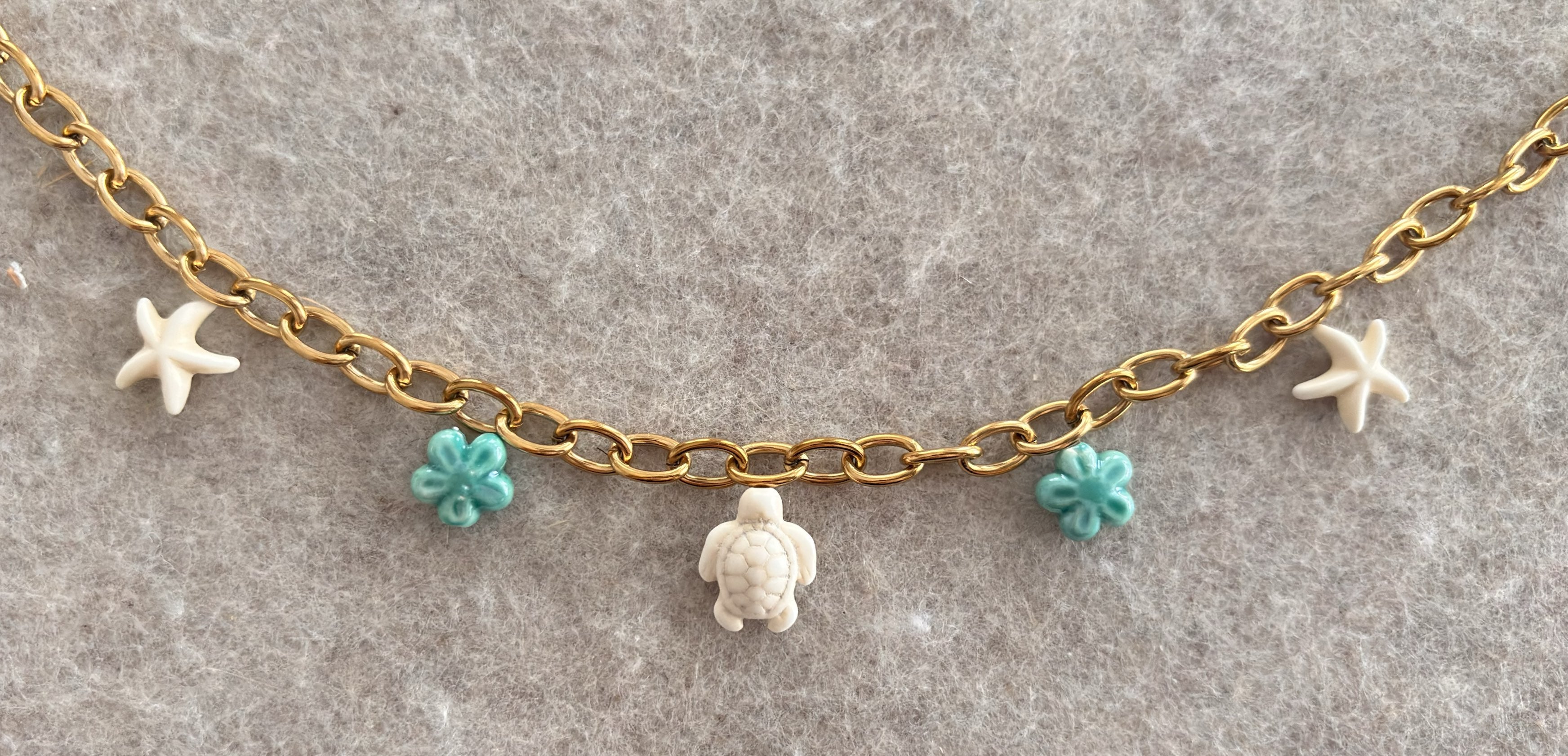 🐢 Collier en acier inoxydable 🐚