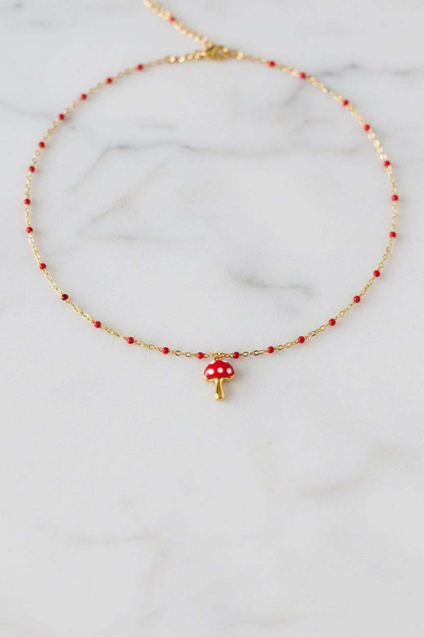 🍄 Collier Champignon 🍄