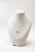 Collier étoile bleu turquoise