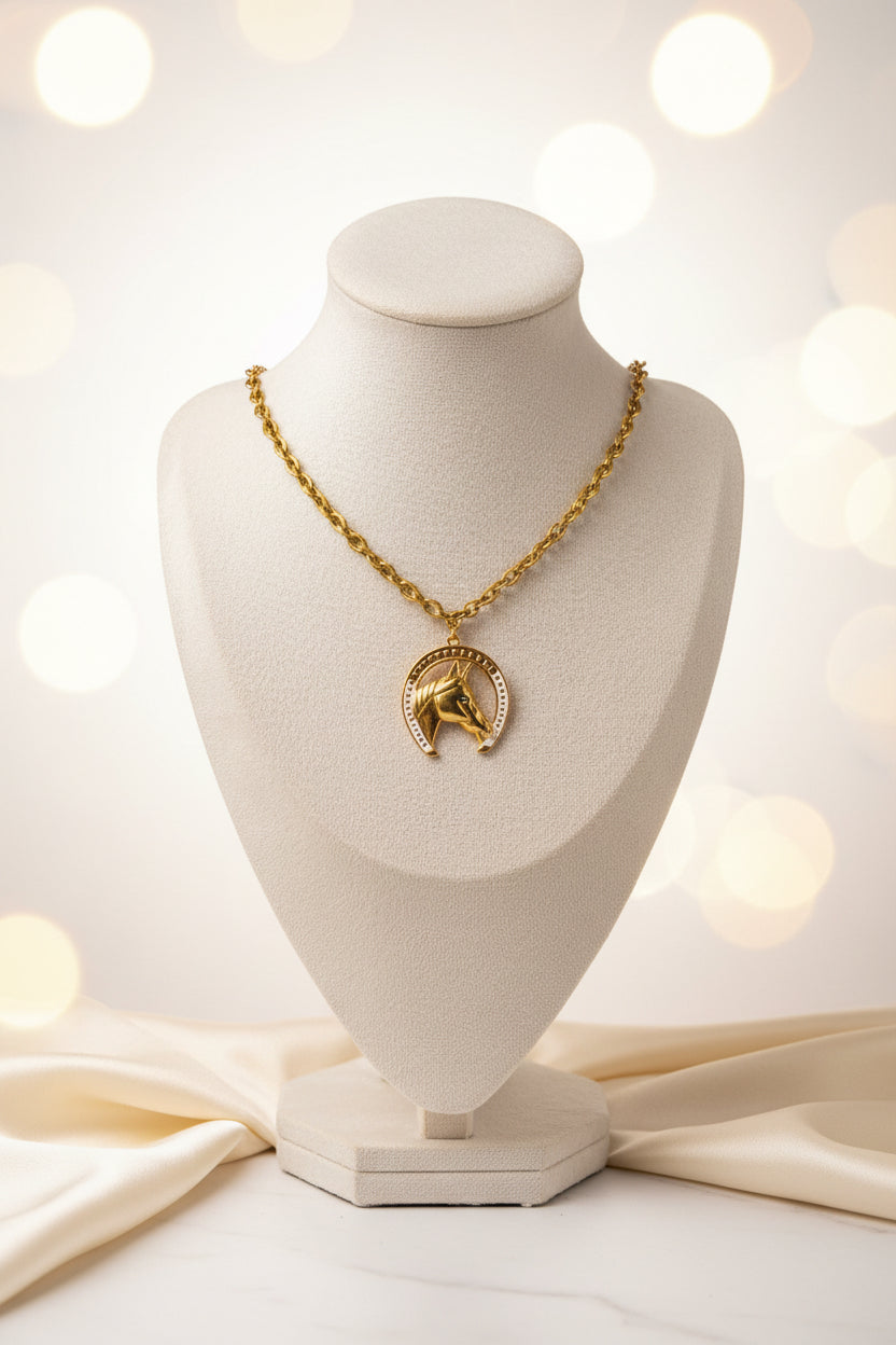 Collier thème cheval
