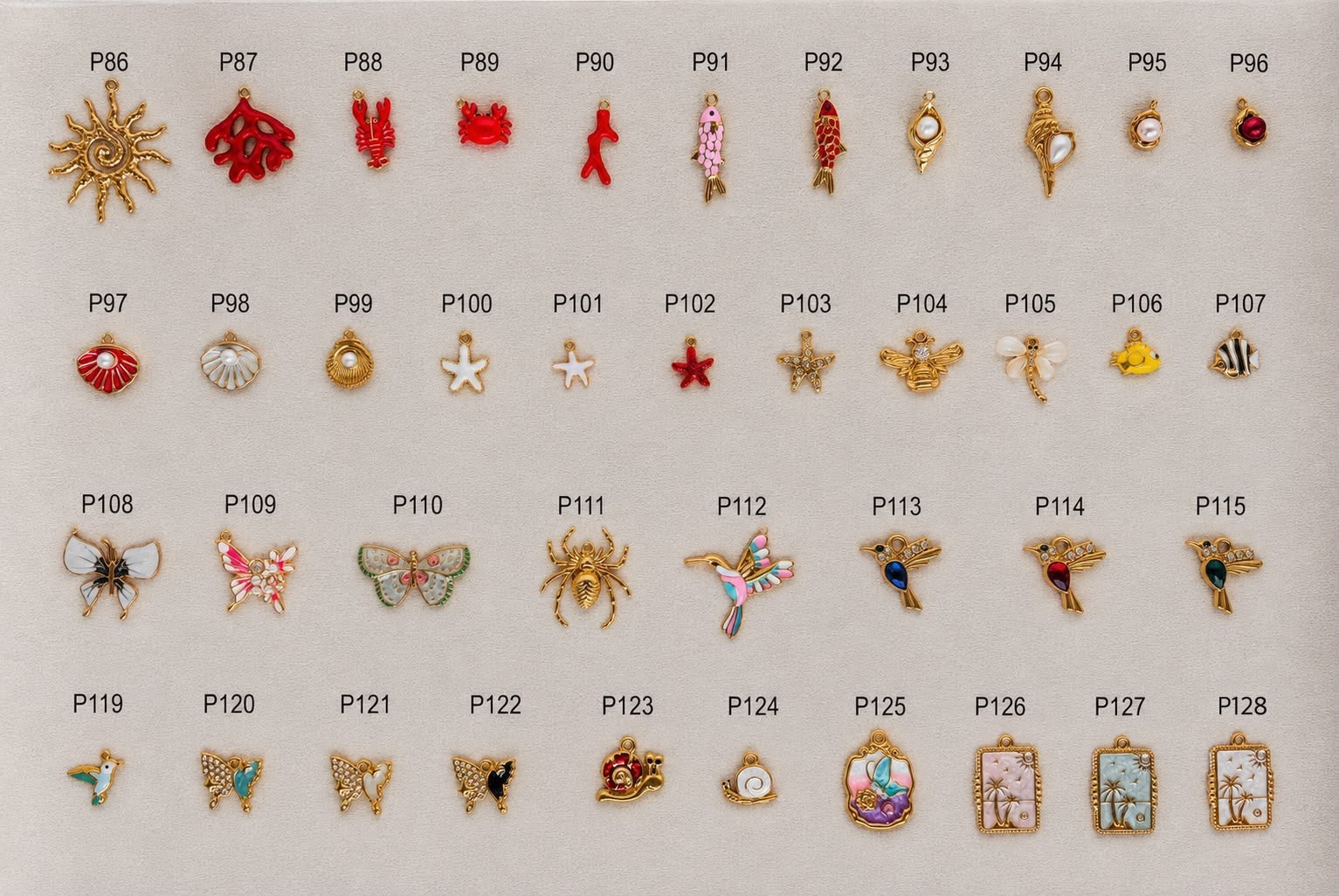 ✨Pendentifs Charms en Acier ✨