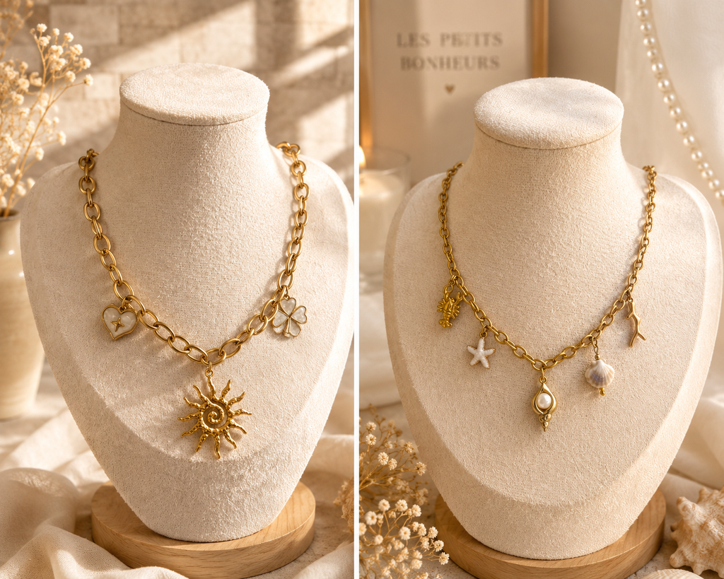 ✨ Collier à personnaliser en acier inoxydable ✨