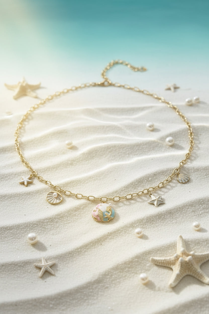 Collier Coquillage & Étoiles de mer