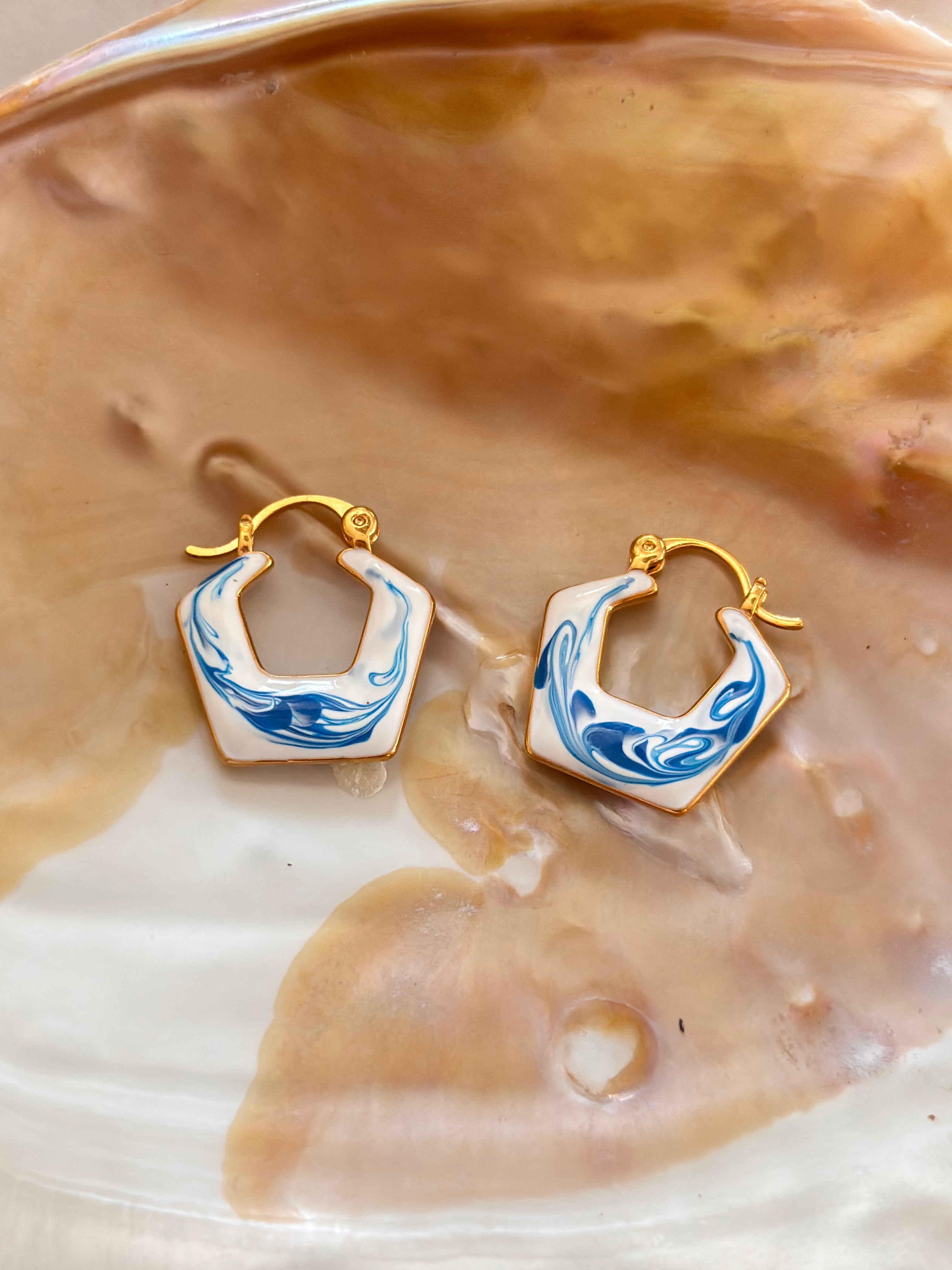 🌊Boucle d’oreille NEREA🌊