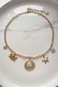 ✨Collier en acier inoxydable avec charmes✨