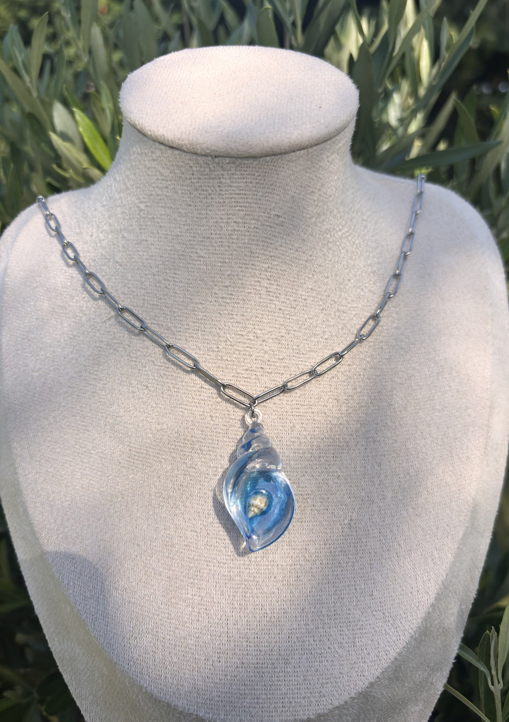 ✨Collier en acier inoxydable coquillages lumineux ✨