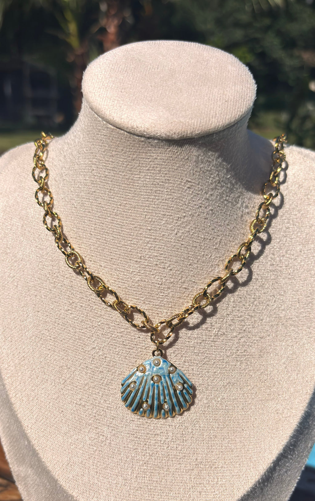 ✨Collier en acier -inoxydable pendentif tendance été ✨