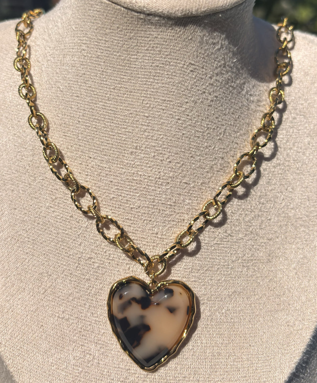 ✨Collier en en acier inoxydable pendentif cœur.✨