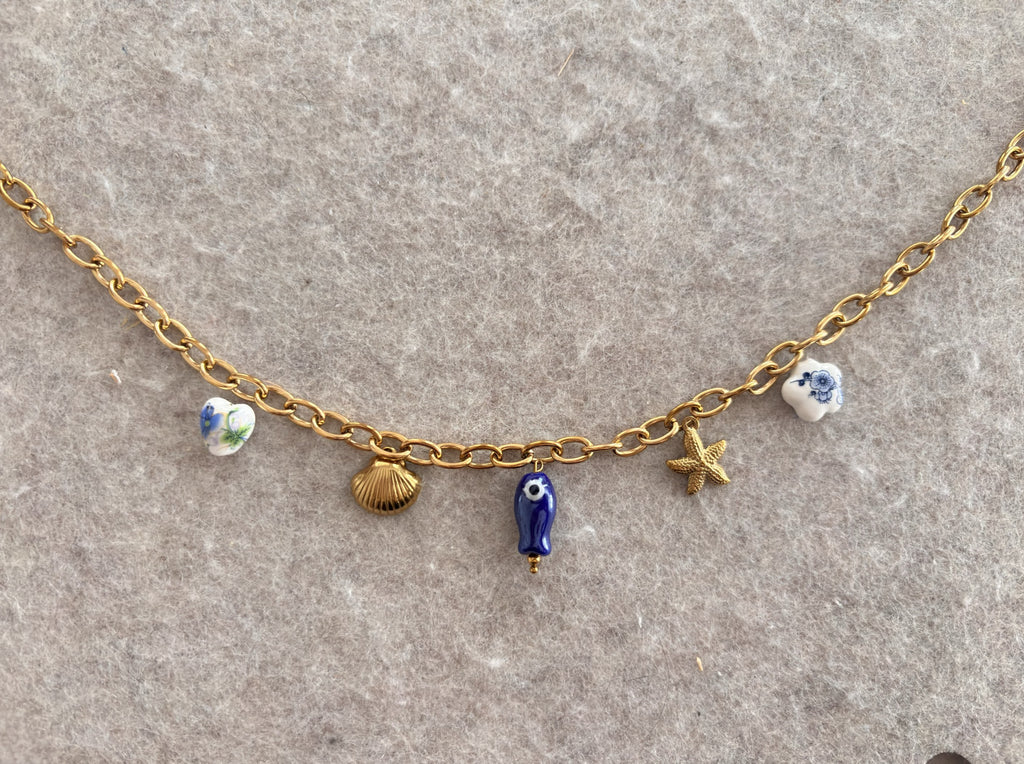 🐠collier en acier inoxydable 🤍
