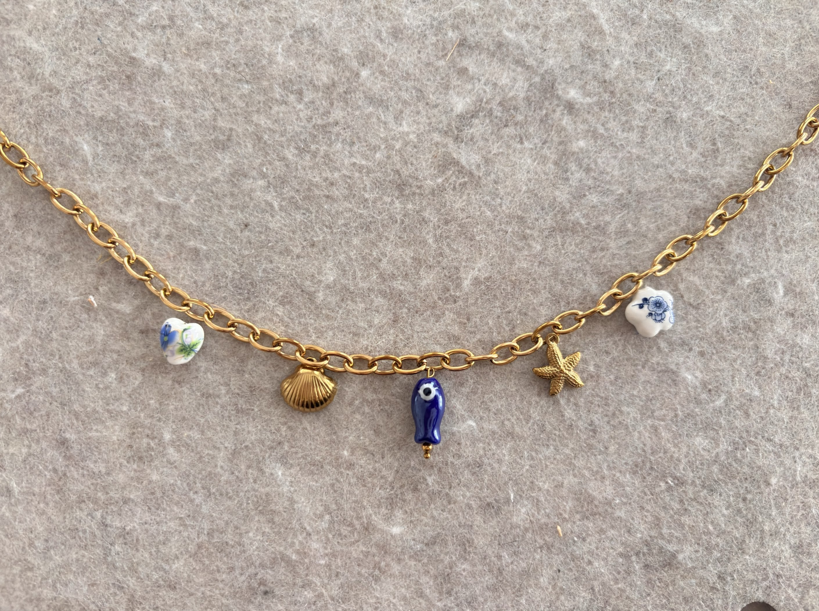 🐠collier en acier inoxydable 🤍