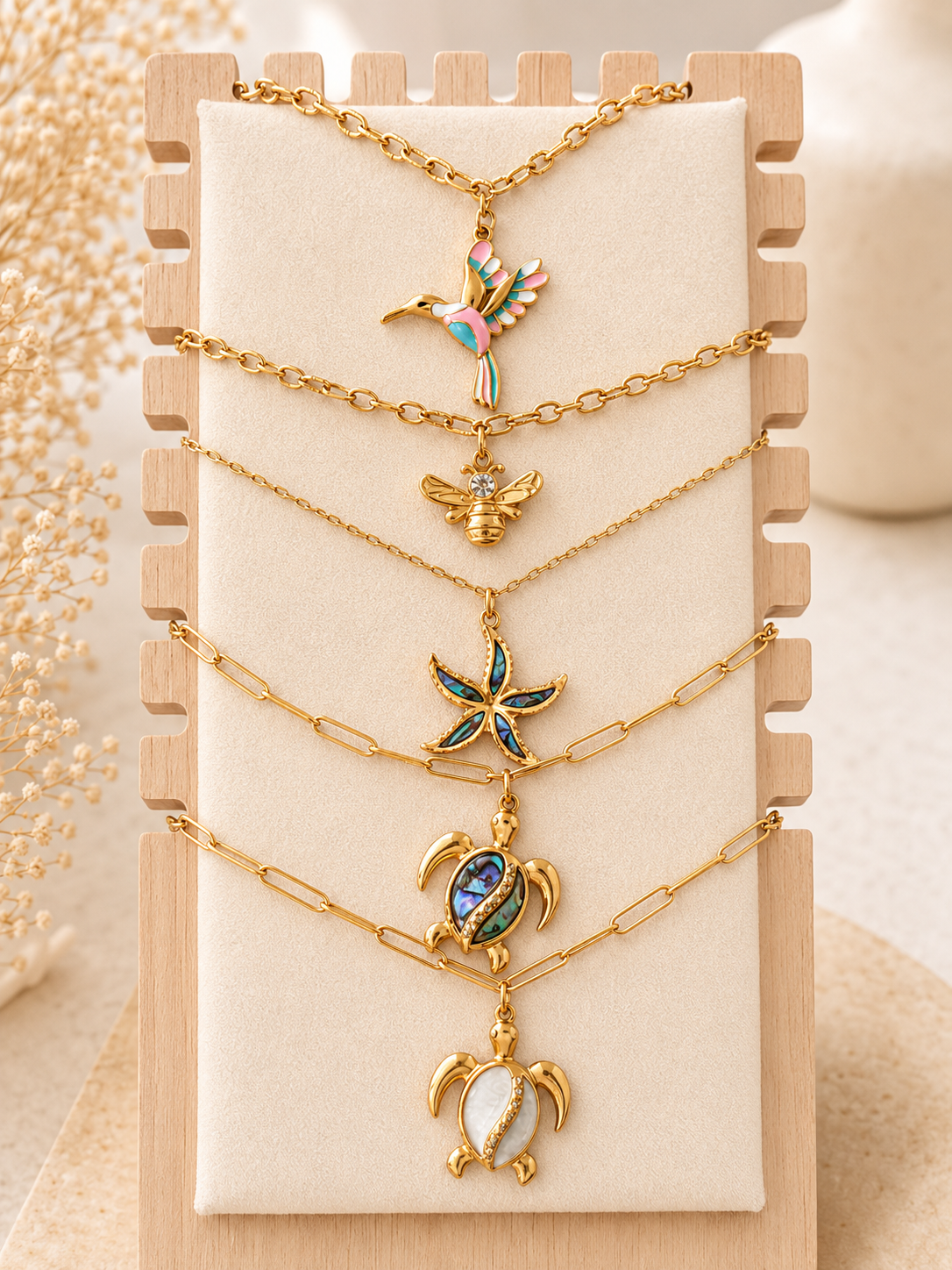 ✨ Collier en Acier Inoxydable – Chaîne Personnalisable et Longueur Sur Mesure✨